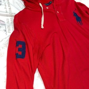 Polo Ralph Lauren Shirt with hoodie Size M